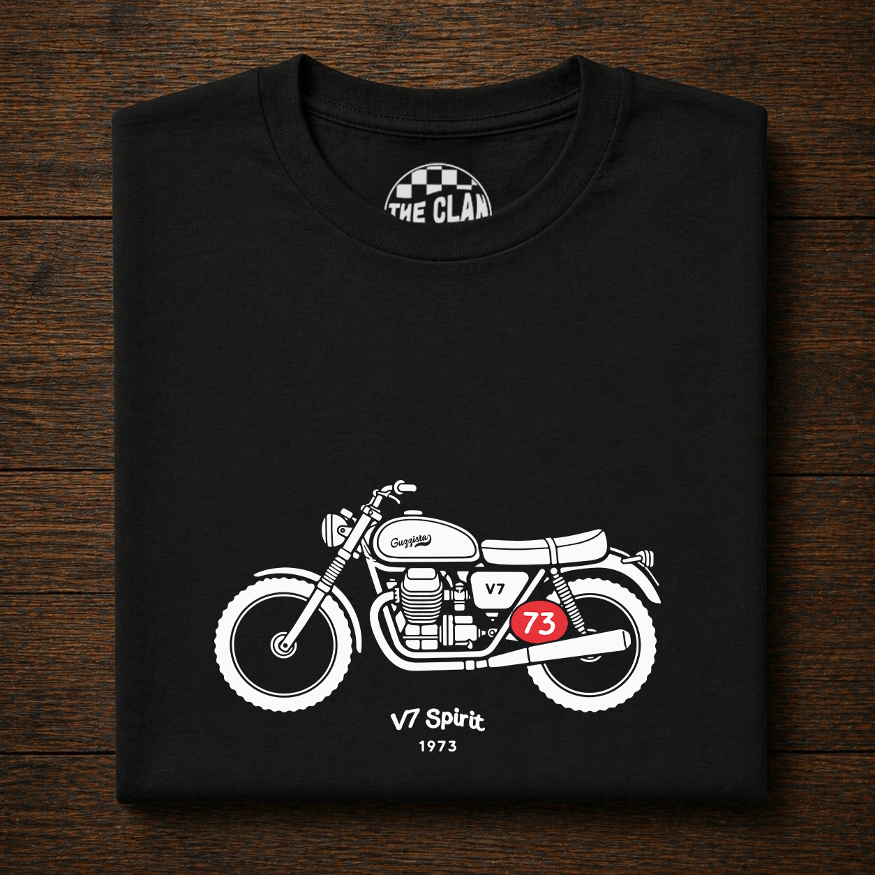 V7 Garage Tee White angle C